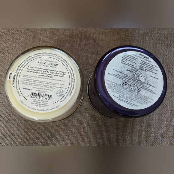 Bath & Body Works candles - Merry Cookie - Picture 3 of 3